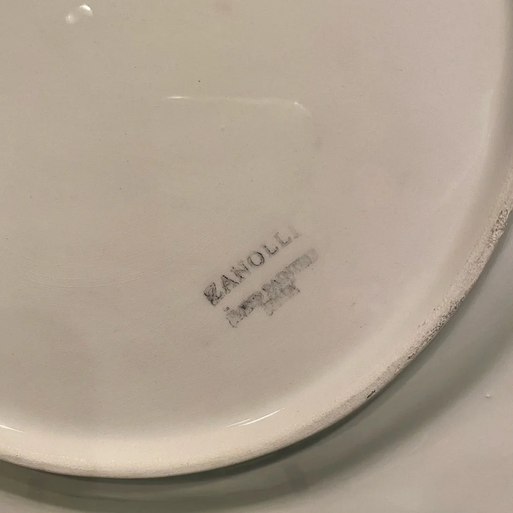 Square rooster plate - Picture 6 of 8